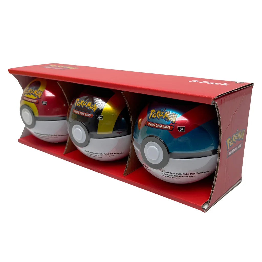 Pokémon 3 Pack Poké Ball (Repeat Ball, Ultra Ball, and Great Ball)