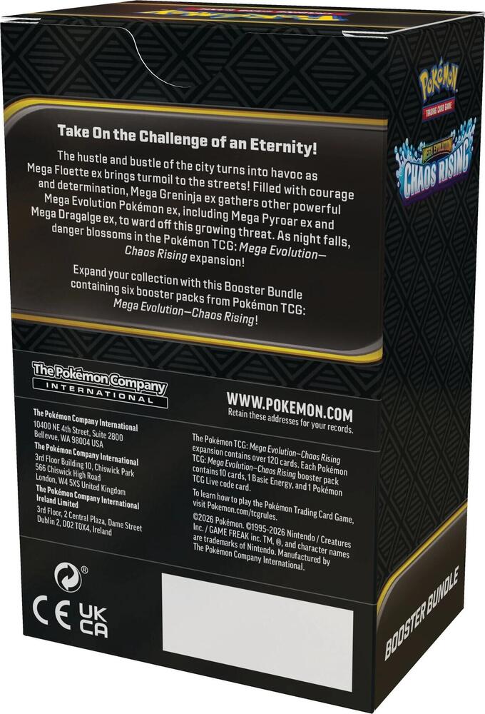Pokémon TCG: Mega Evolution Chaos Rising Booster Bundle