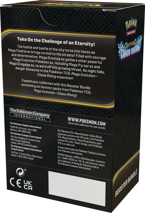 Pokémon TCG: Mega Evolution Chaos Rising Booster Bundle